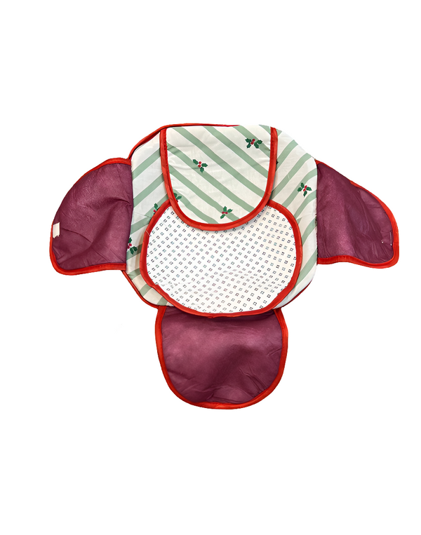 PRINTED CHABA WITH COVER - ROTI BASKET - NAAN BASKET (square)